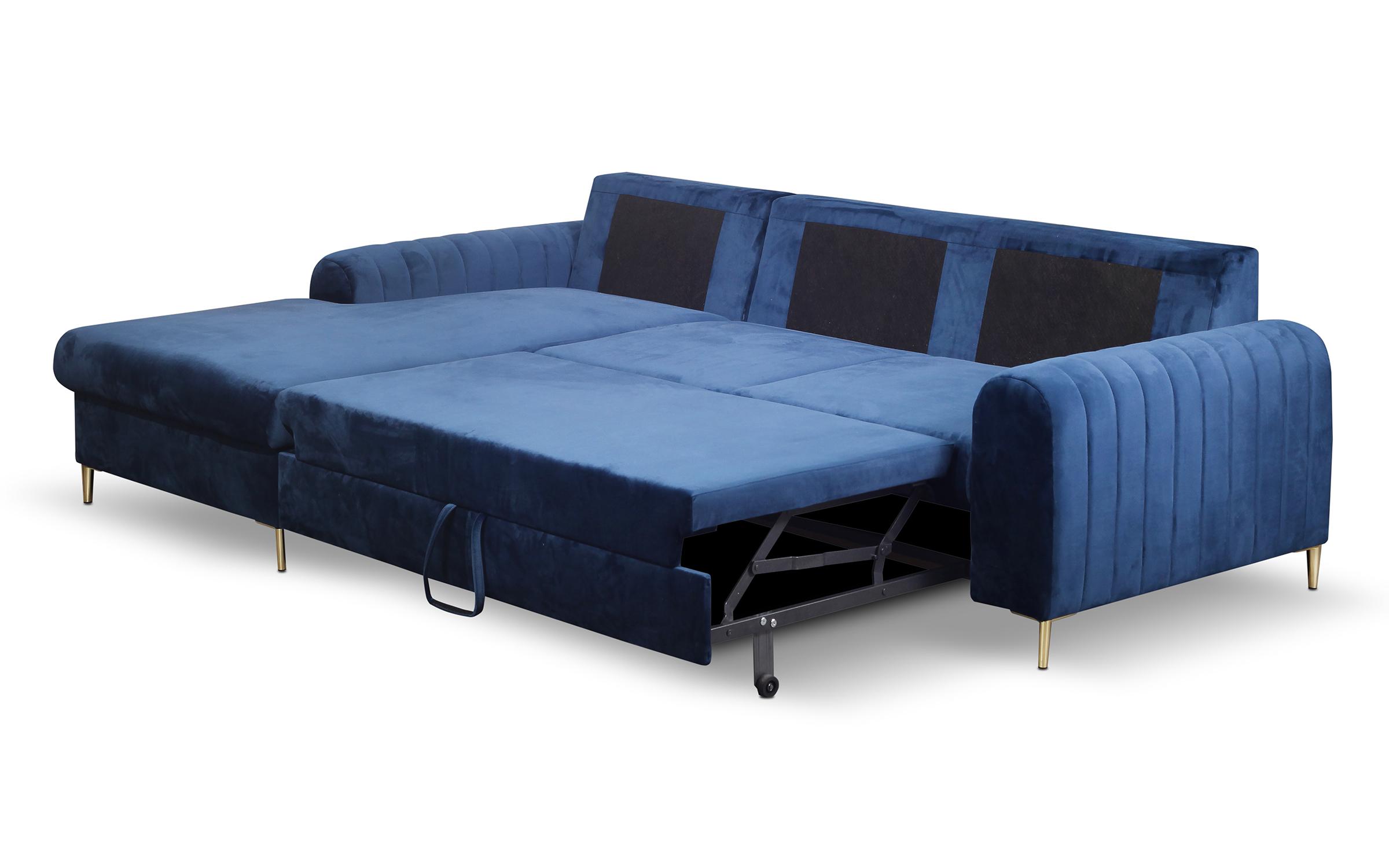 Γωνιακός καναπές Izza, μπλε  5